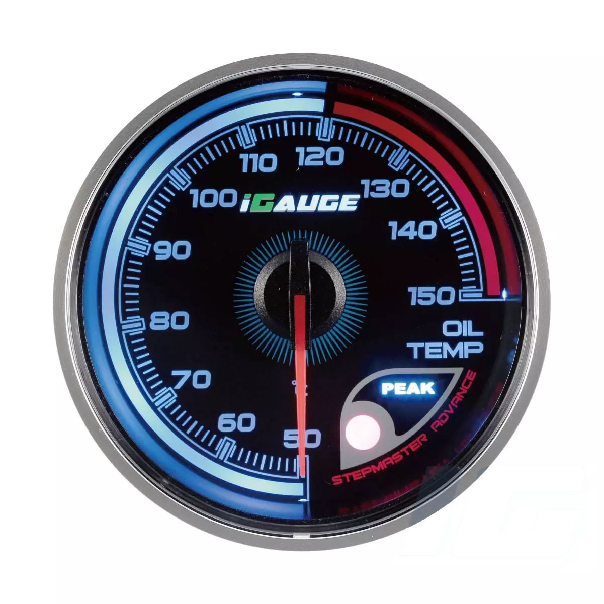 60mm LED Illumination Performance Car Gauges - Oil Temp Gauge With Waterproof Sensor Connector For Your Sport Racing Car